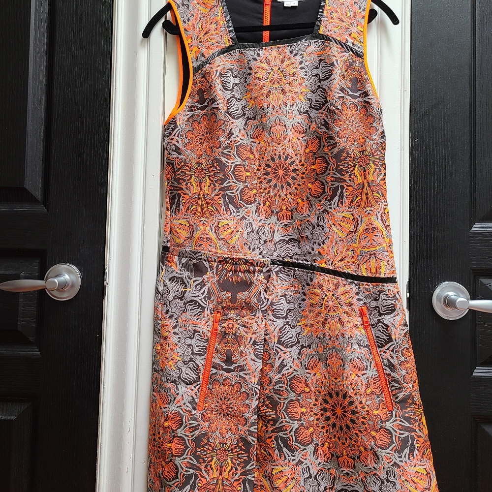 NWT Helmut Lang brocade mini dress size 2